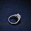 9mm S925 Sterling Silver 3 Carat Moissanite Wedding Ring D VVS1 Exquisite Luxury Fine Jewelry For Women