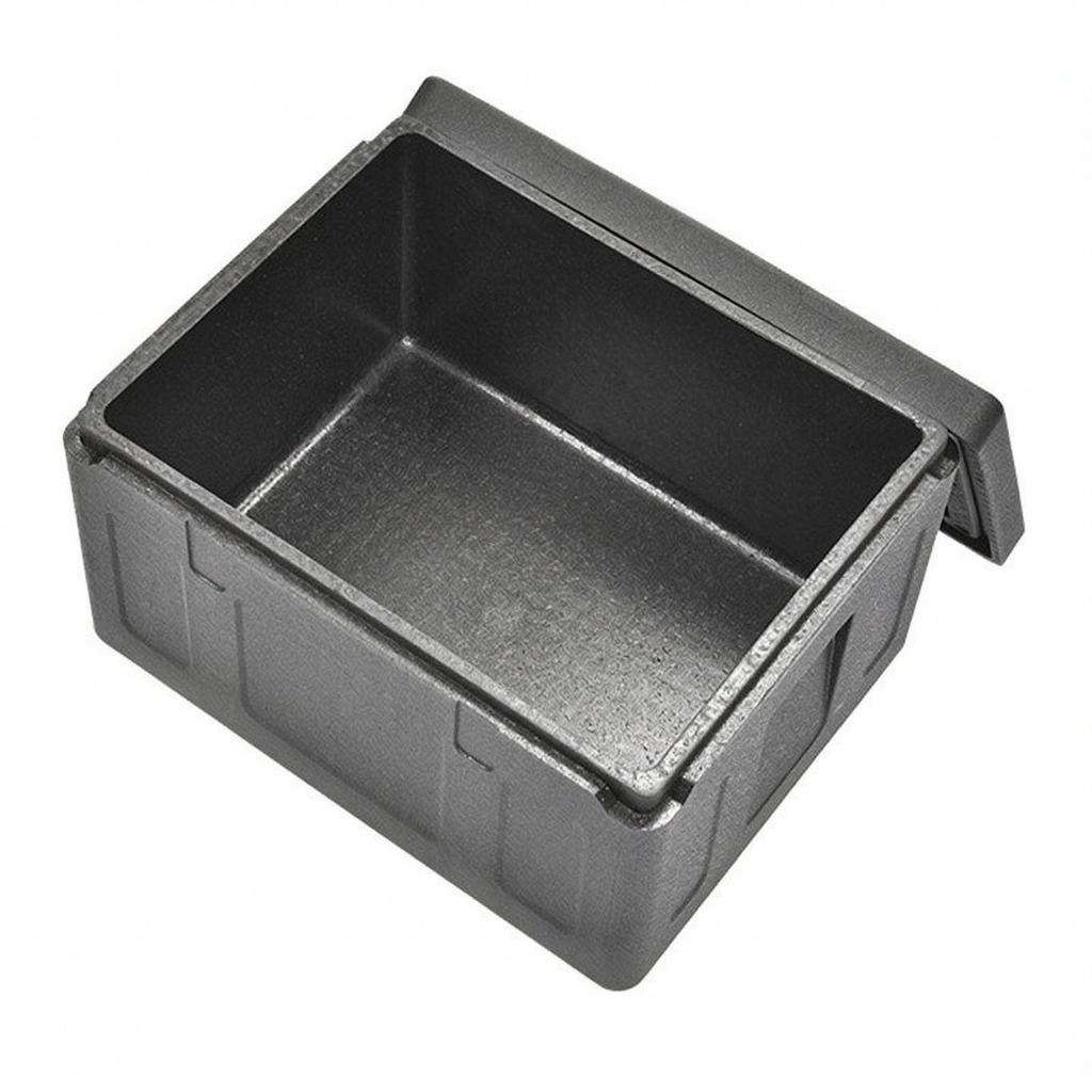 Large Capacity Insulated Food Box Portable with Hinged Lid