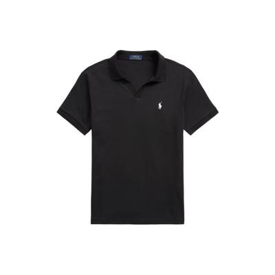 Polo SS23 Jednolita Codzienna Koszulka Polo z Krótkim Rękawem Męskie topy Czarny MNPOKNI1N822254-001