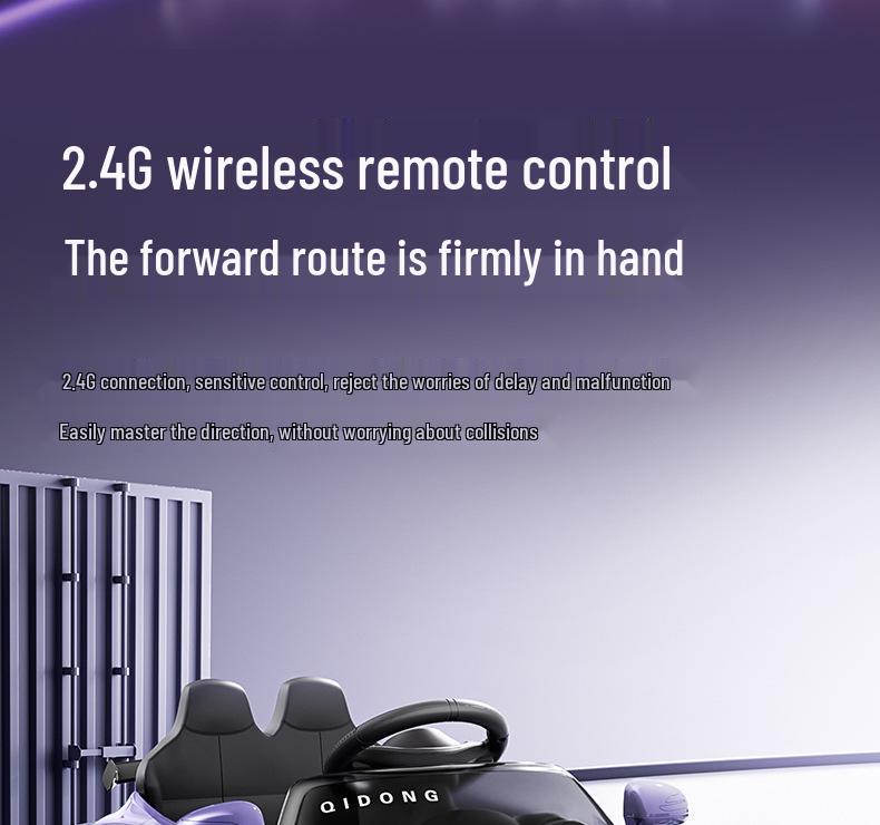 Children's Electric Ride-On Car: Four-Wheel, Rechargeable, Remote Control, Suitable for Boys & Girls