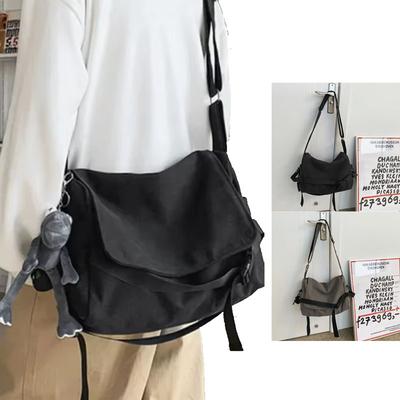 Tuval Haberci Çantası Bayan Büyük Kapasiteli Çantalar Omuz Çantası Genç Kızlar Öğrenci Okul Çantaları Moda Erkekler Çapraz Çantalar Bolsos