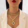 Accessories New Chain Metal Necklace Female Sexy Spice Girl Collarbone Chain Two-piece Set Manufacturer Wholesale