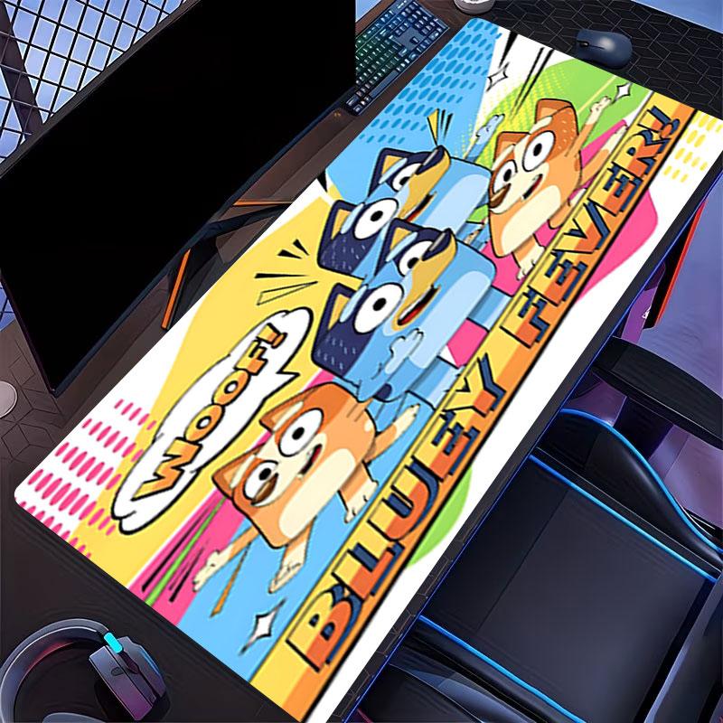 Bluey Print Mouse Pad, for Keyboard Pad Laptop PC Mat for Office Home Use, Desk Decor, Perfect Birthday Gift for Gamers