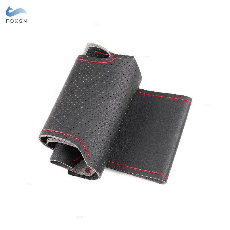 For Opel Vauxhall Astra J 2009-2015 Meriva B 2010-2017 Zafira C 2011-2016 Car Steering Wheel Leather Cover Interior Accessories