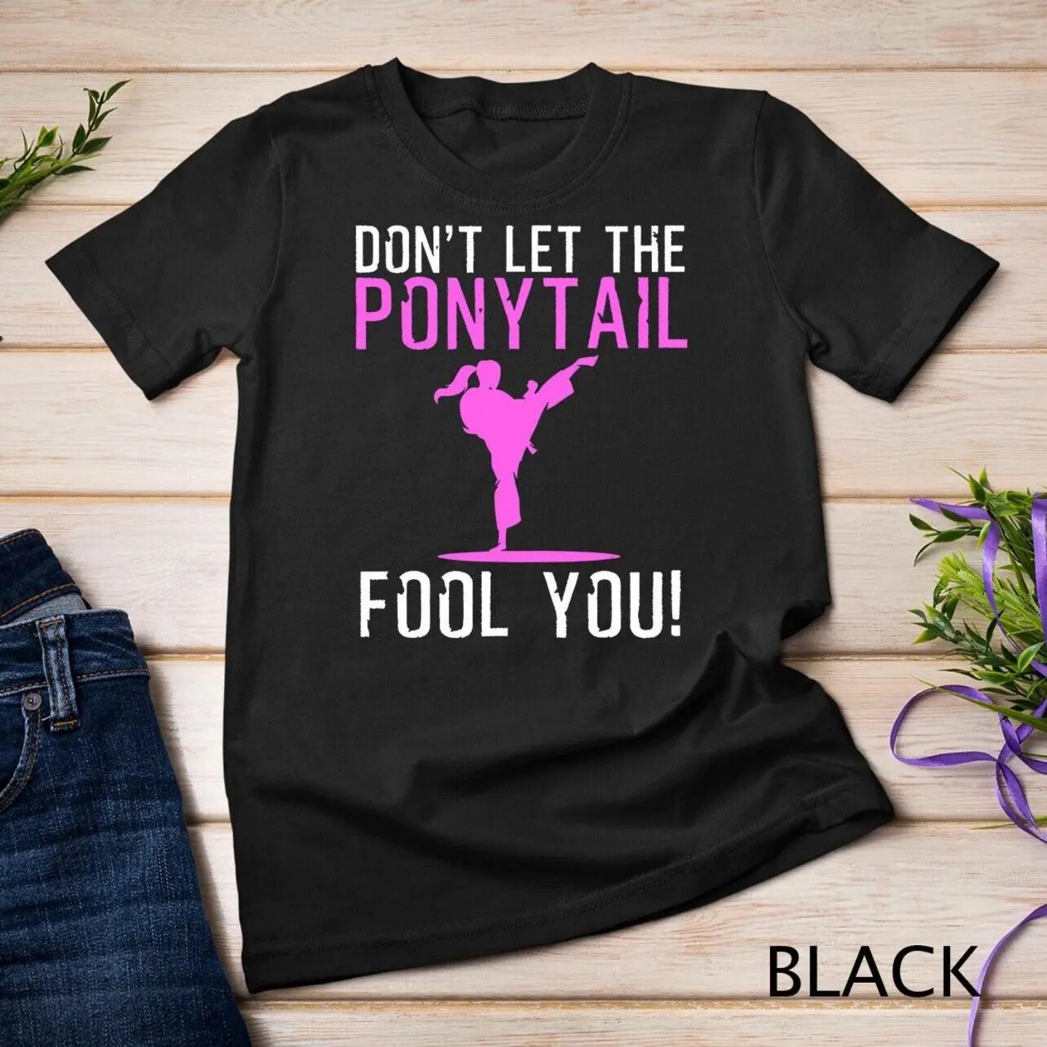 

Funny Karate Design For Women Girls Kick Martial Art T shirt S
