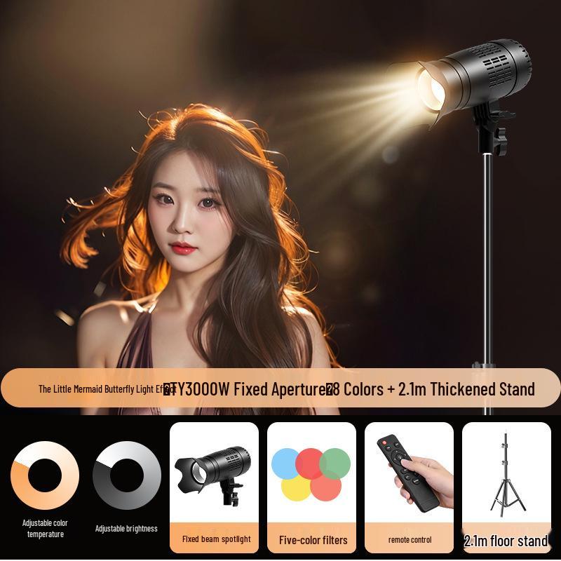 Carbon Fiber Fill Light for Live Streaming: Streamer Ambient, Spotlight, Backlight, and Photography Lighting