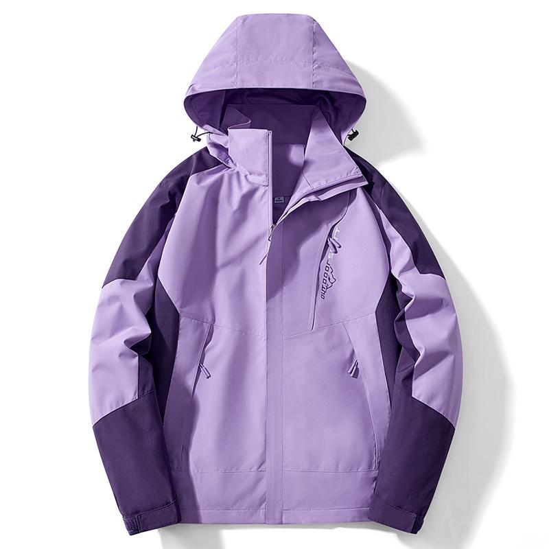 Cross-Border Outdoor Unisex Windbreaker: Waterproof, Windproof, Ideal for Spring/Autumn, Custom Logo Available.