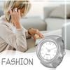 Novelty Finger Ring Watch Elastic Band Roman Numberals Quartz Watches Men Women