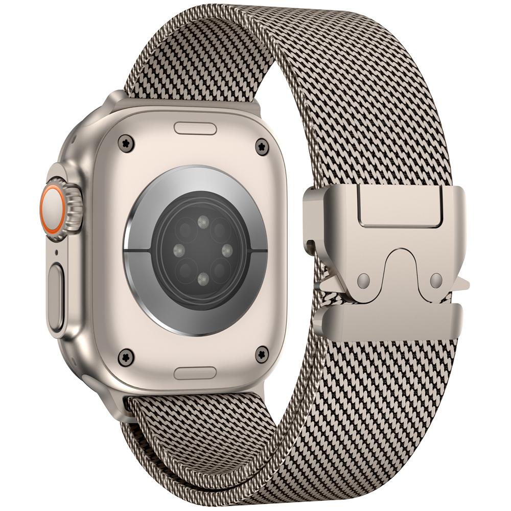 Milanese Mesh Loop for Apple Watch Band 49mm 46mm 45mm 44mm 42mm Stainless Steel Metal Strap for iWatch Series 10 9 8 7 Ultra 2