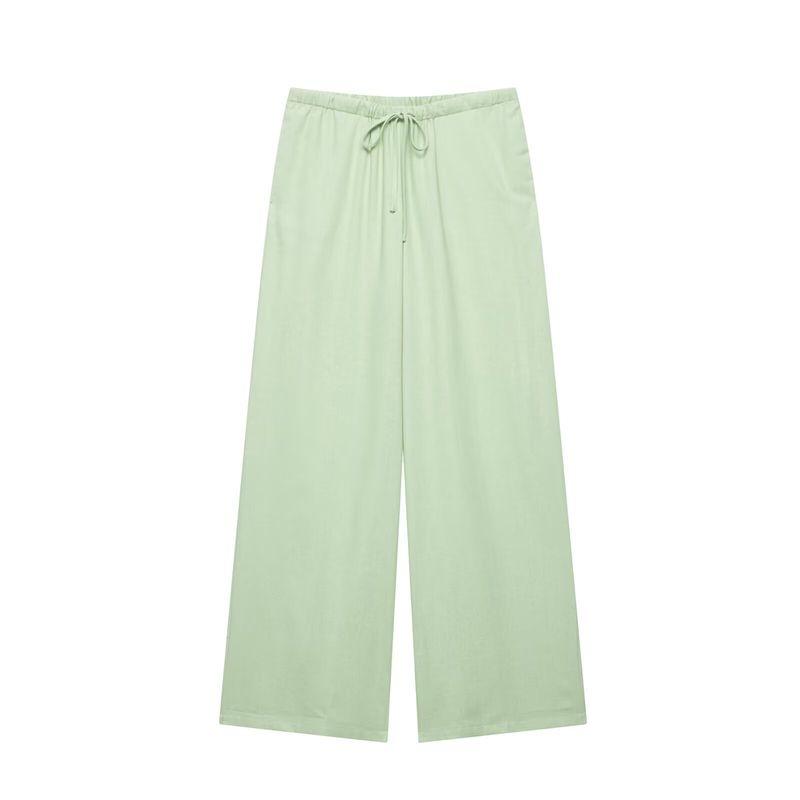 Kaslead New Arrival Women's Clothing Fashion Style Kimono Cross Outwear Casual Pants 6078572 5057572