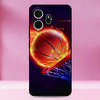Basketball Sport Phone Case For TCL NxtPaper 70 Pro 5G Painted TPU Black Back Cover Soft Silicone Funda Screen Protector Film