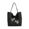 Trendy cool letter canvas bag summer new cool sa lady fashion street shot shoulder bag shopping tote bag