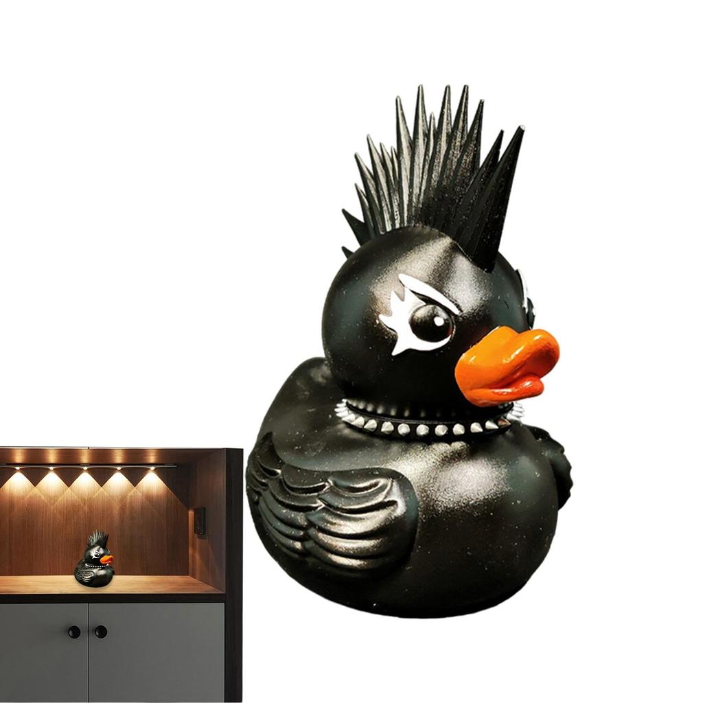 Bonsem Car Dashboard Duck Sculpture | Deathlock Duck Demon Duck Decorative Sculpture Statue |