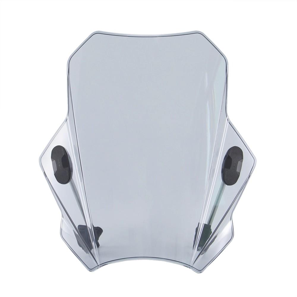 

Мотоциклетное переднее ветровое стекло Универсальное ветровое стекло Головной обтекатель серый