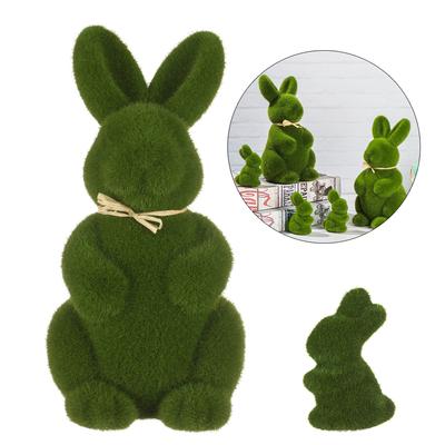 Kids Gifts Party Supplies Green Rabbit Happy Easter Ornaments Easter Bunny Home Decoration