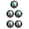 2/5/10pcs 14mm Car Key Remote Fob Sticker for Skoda Rapid Fabia Octavia Yeti Superb VRS Scala Kodiaq Kamiq Auto Key Shell Decal knfg14