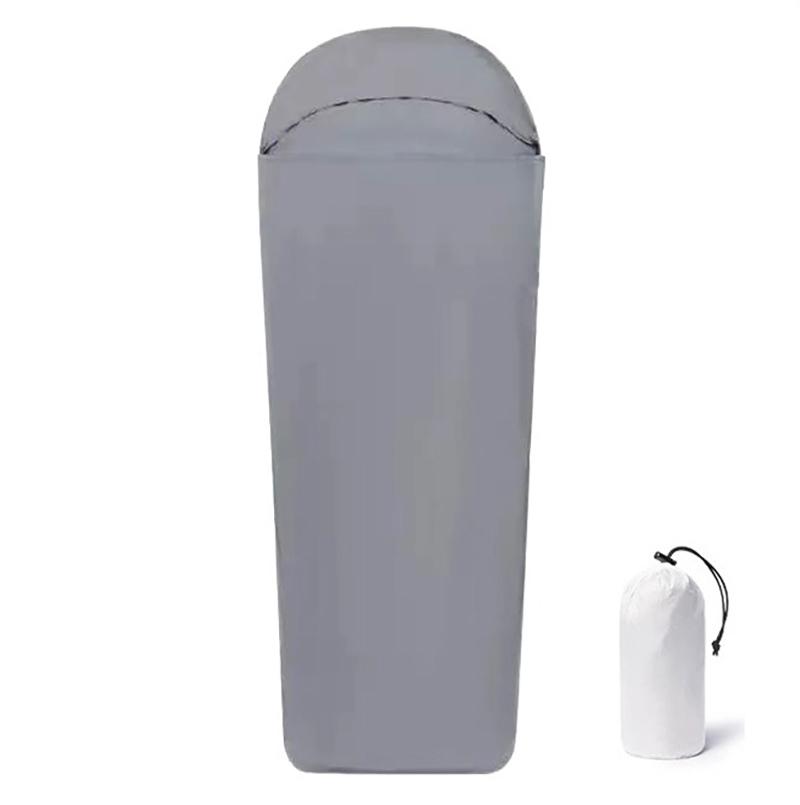 2026 Sleeping Bag Liner Lightweight Single Sleeping Bag Cover Ultralight Comfortable Camping Sheets Travel Sleep Sack синий