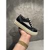 Kids Sneakers Girls Boys Leather Children Shoes Luxury Lace Up Casual Spring Streetwear Black White Boots