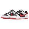 Nike Sneakers Unisex Dunk Low Bianco Nero Rosso University-Red FD9762-061