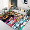 Anime Jojos Bizarre Carpet Rug for Living Room Bedroom Home Sofa Decoration,Kids play Non-slip Floor Mat