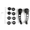 1Set Universal Car Window Crank Handle Replacement Aluminum Alloy Auto Window Glass Closer