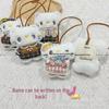 Adorable Cartoon Cat Plush Keychain Pendant - Creative Gift & Accessory