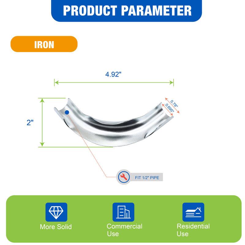 

KING SMART 1/2 PEX Tubing Bend Support; Iron; 25 Pcs/Case; 81353 Dia. 17.3-19.1mm