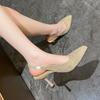 Fashion New Autumn Women's Shoes Fashion Women's Pumps Pointed Toe High Heels Shallow Women's Sandals Shoes for Women Zapatos Mujer