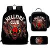 Strangertings Stranger Things Student School Bag Children'S Backpack Satchel Pencil Case