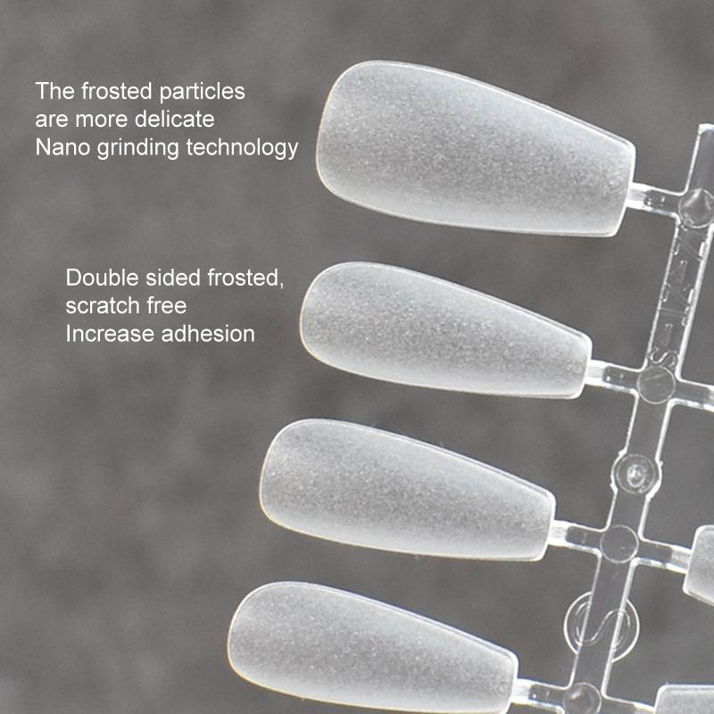 100Pcs/Box Matte Fake Nails No Polishing Press On False Nails Medium Short Design High Matt Soft Gel Nail Tips For Extension