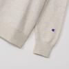 Long-sleeved sweatshirt with fleece lining, embroidered logo, crewneck style, basic design (C3-W001Z-810-S)