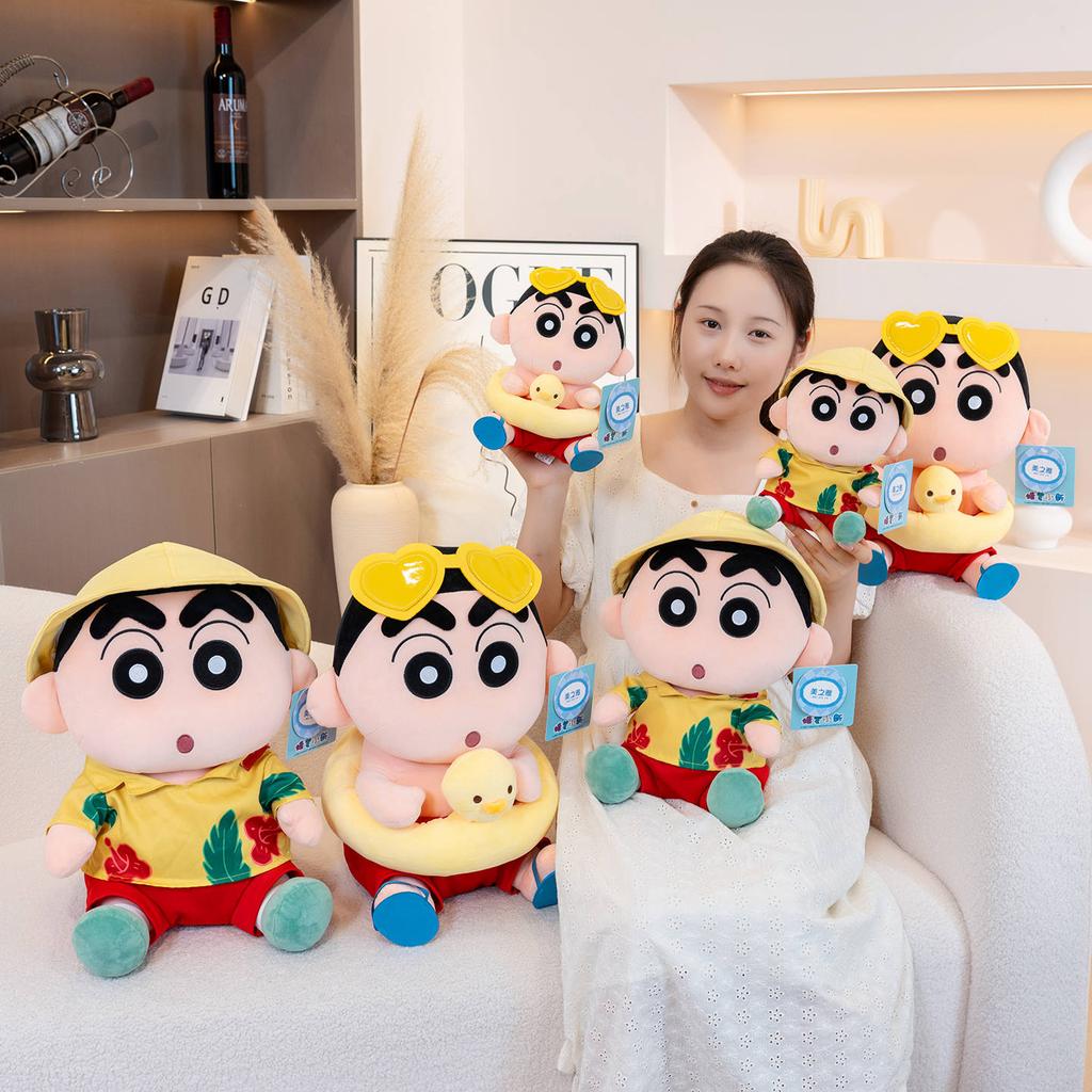 22/30/40cm Summer Funny Crayon Shin-chan Plushies Stuffed Anime Vacation Shin Chan Plush Toy Birthday Gifts Girl Child