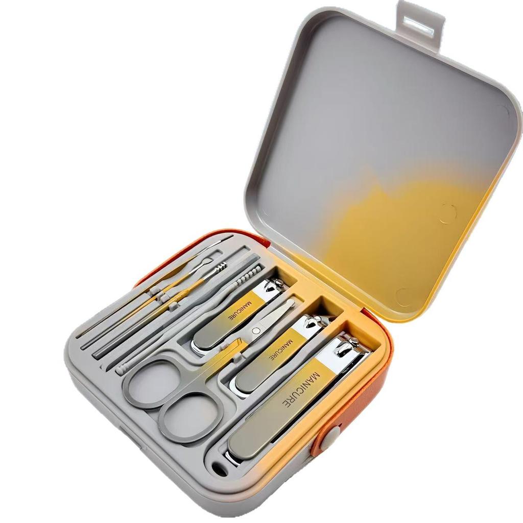 Anti-Splash Nail Clipper Set: Stylish, Portable Manicure Tools for Home Use