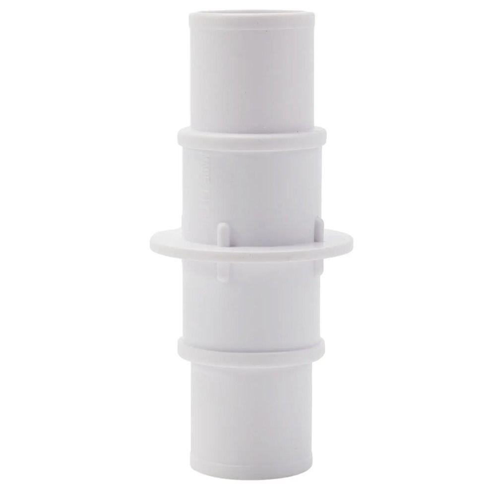 White Pool Hose Connector 38mm Threaded Pipe Fitting Pool Cleaning Accessory Pool Hose Cuff