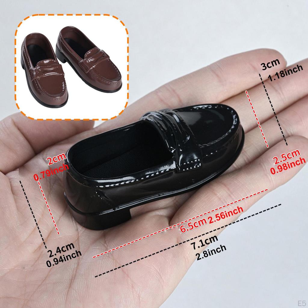 1/4 BJD Doll Shoes Clothing Accessory Stylish Casual Flat Footwear for Pretend Girls Action Figures,