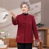 Elegant New Chinese Style Autumn Jacket for Middle-Aged Women