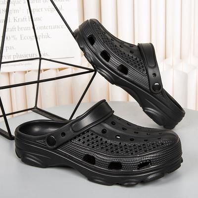 Men's Summer Clogs Slippers with Arch Support Womens Mens Garden EVA Clogs Shoes Unisex Cozy Slip-on Beach Holes Sandals