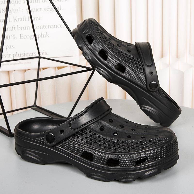 Men's Summer Clogs Slippers with Arch Support Womens Mens Garden EVA Clogs Shoes Unisex Cozy Slip-on Beach Holes Sandals