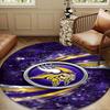 Minnesota Vikings Artwork Round mat, Anti-slip Circle Carpet Chair rug For livingroom,Bedroom, doormat home decor Gift Christmas Gifts