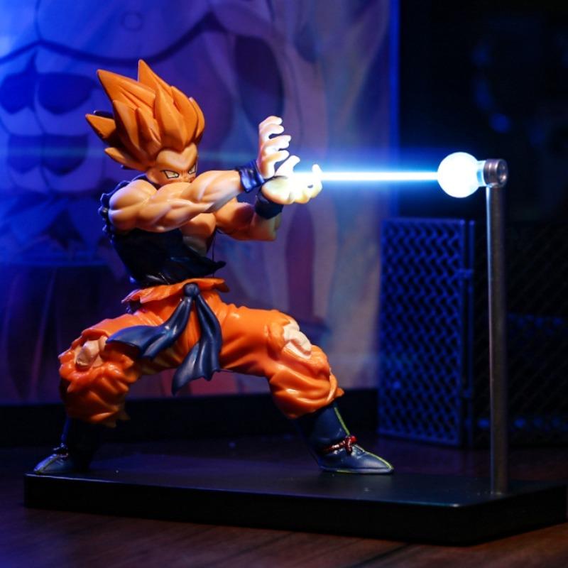 

Son Goku Night Light Anime Touch Kamehameha Night Light Creative Table Decoration Cool Model Doll Young Boys Gifts
