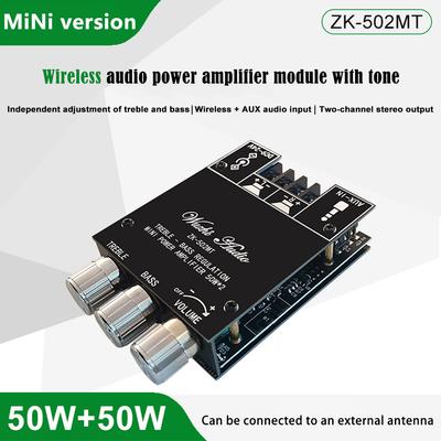 2x50W Subwoofer Amplifier Board 2.0 Channel High Power Audio Stereo Amplifier Board for Home Theater