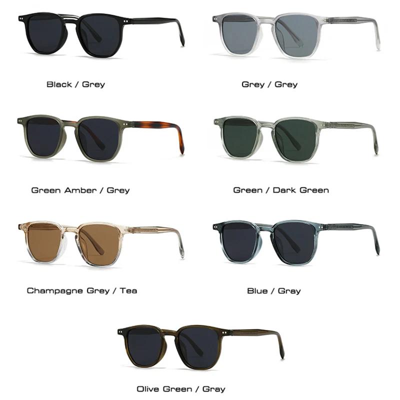 Square Men Sunglasses Fashion Shades UV400 Retro Rivets Women Luxury Champagne Sun Glasses