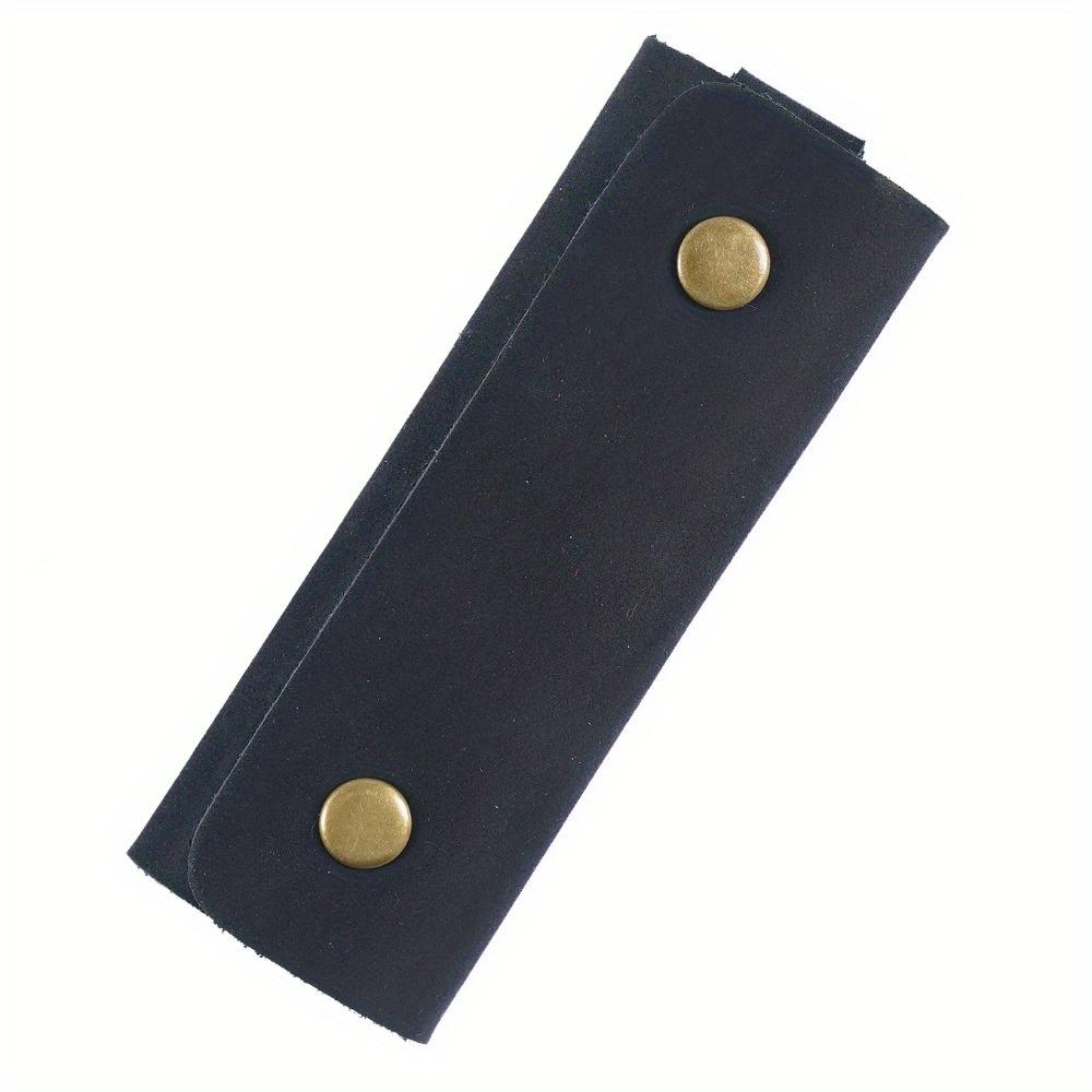 1PC Leather Key Holder Small Home Keys Storage Bag Key Ring Pouch Key Organizer Wallet