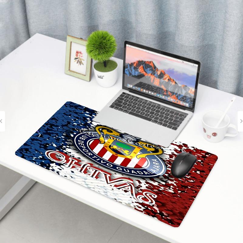 Club Deportivo Guadalajara Print Mouse Pad, Anti‑Slip Desktop Keyboard Mat, for PC Laptop Gaming Working Daily Use, Cool Festival Surprise Gift