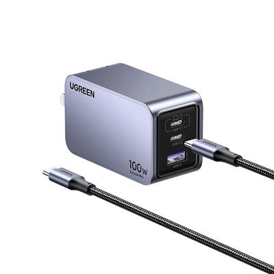 Ugreen סט מטען מהיר רב-פורטי USB-C 100W GaN