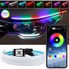Car Headlight LED Strips, LEDCARE 24 Inch Exterior Car Lights With Dreamcolor Chasing, Flexible Waterproof LED Daytime Running Light Strip With