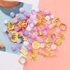 30/50g Mixed Style Glass Spacer Beads Metal Pendants Jewelry Accessories for DIY Bracelets Necklace Anklet Jewelry Making