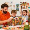 Felt Tree Craft Kit 96 Pieces Maple Leaves Fall Thanksgiving Decor DIY Felt Board Set Kids Home Party Supplies Christmas Gifts