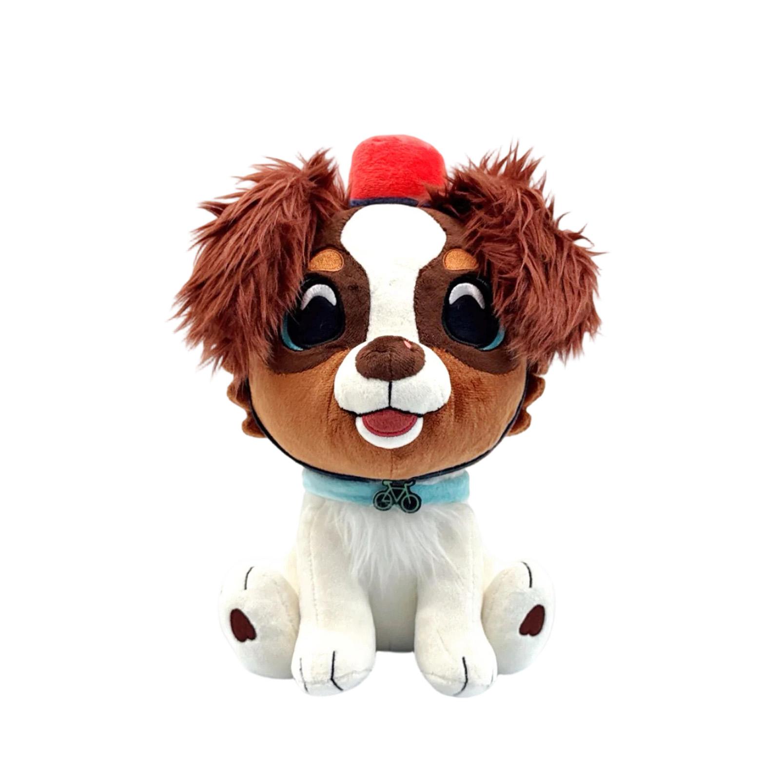 

Cute Charles Spaniel Plush Toy, Adorable Stuffed Dog With Hat & Collar, Soft Cuddly Puppy For Kids & Dog Lovers One Size