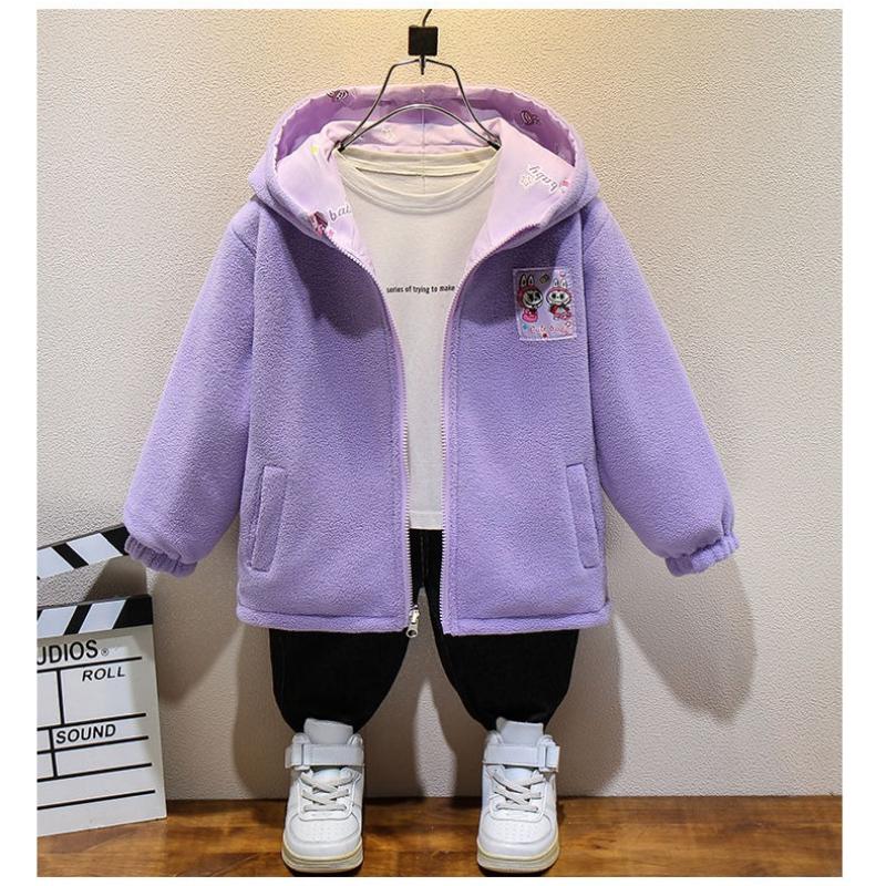 Children's LBB Double-sided Coat, Loose Coat for Girls Spring and Autumn